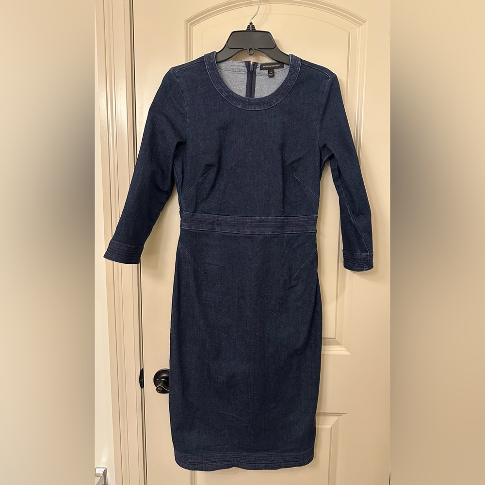 Bananas Republic Dark Denim Dress